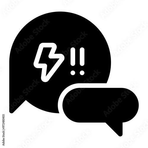 argue glyph icon