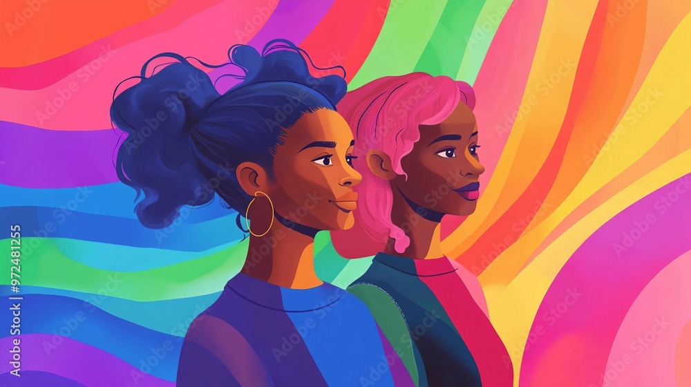Colorful and Inclusive: Happy Pride Month 2023 Card Set Celebrating Diversity and Love Colorful and Inclusive: Happy Pride Month 2023 Card Set Celebrating Diversity and Love