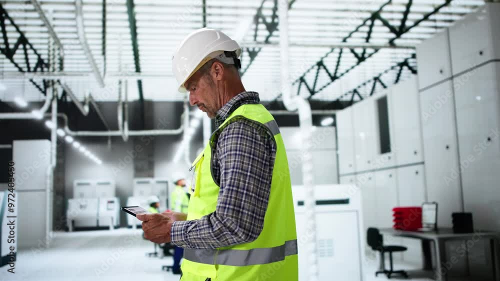 Inspection Engineer Worker At Construction Site Inspection Engineer Worker At Construction Site