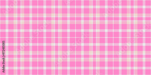 Style background tartan fabric, dimensional texture textile vector. Paper seamless plaid pattern check in light and pink colors.