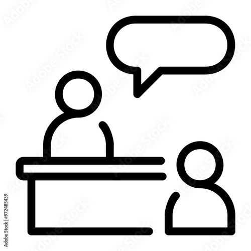 mentorship line icon