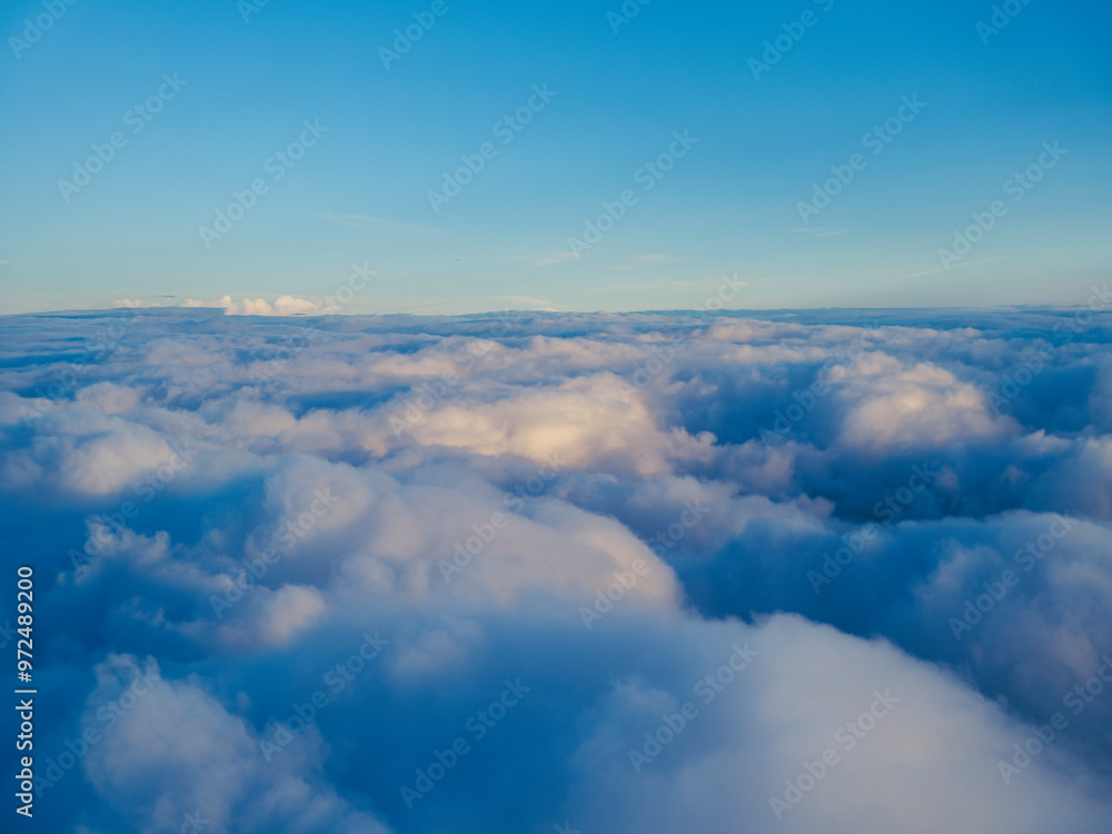 view on cloudscape from above view on cloudscape from above