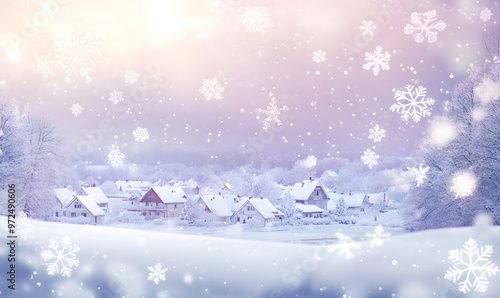 Christmas and New Year-themed graphic backgrounds for cards