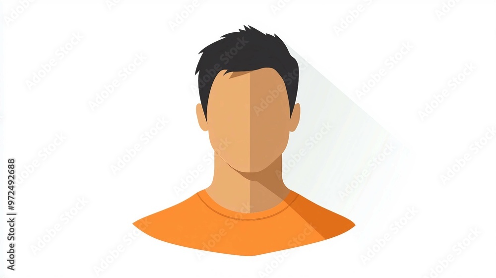 Modern User Avatar Icon Sign for Profile Symbol Flat Design Person Concept Stock Image Modern User Avatar Icon Sign for Profile Symbol Flat Design Person Concept Stock Image