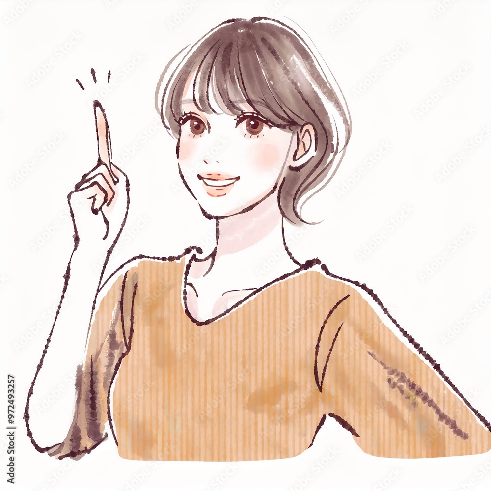 女性・女の子のイラスト素材 女性・女の子のイラスト素材