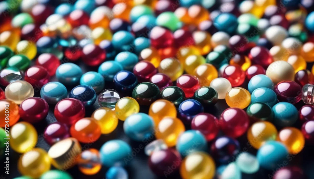 Colorful beads background, ai Colorful beads background, ai