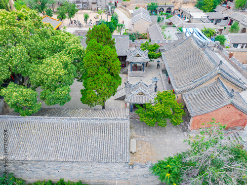 Zhangbi Ancient Castle in Jiexiu City during the Western Jin Dynasty photo