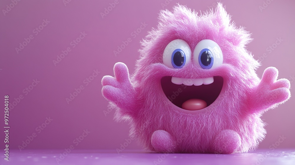 3d funny cartoon character tangle3d flexible hands appear shows direction with pointing fingers isolate3d on violet background with blank copy space 3d funny cartoon character tangle3d flexible hands appear shows direction with pointing fingers isolate3d on violet background with blank copy space
