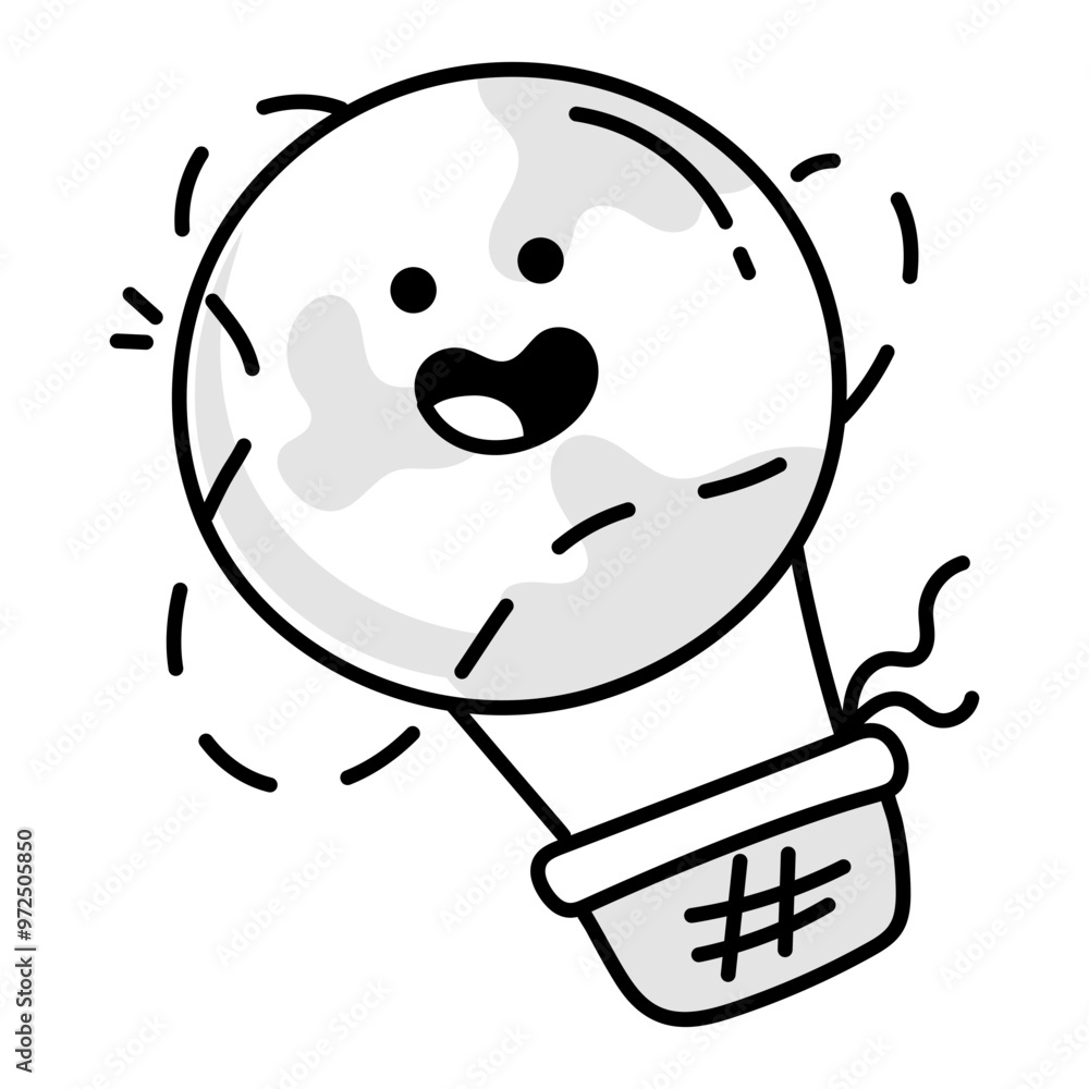 Hot balloon icon in doodle styleBallooning, adventure, aerostat, travel, tour, tourism, ride, global, mascot, doodle, drawing, sketchy, vector, icon Hot balloon icon in doodle styleBallooning, adventure, aerostat, travel, tour, tourism, ride, global, mascot, doodle, drawing, sketchy, vector, icon
