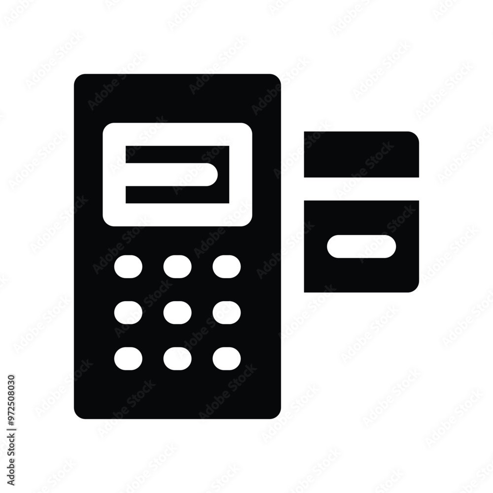 payment machine icon. vector glyph icon for your website, mobile, presentation, and logo design. payment machine icon. vector glyph icon for your website, mobile, presentation, and logo design.