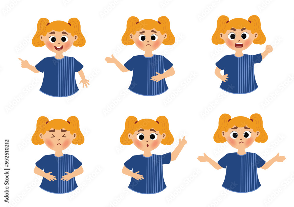 set or bundle of cute child facial expression emoji emoticons set or bundle of cute child facial expression emoji emoticons