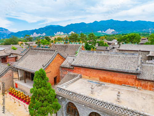 Zhangbi Ancient Castle in Jiexiu City during the Western Jin Dynasty photo