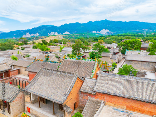 Zhangbi Ancient Castle in Jiexiu City during the Western Jin Dynasty photo