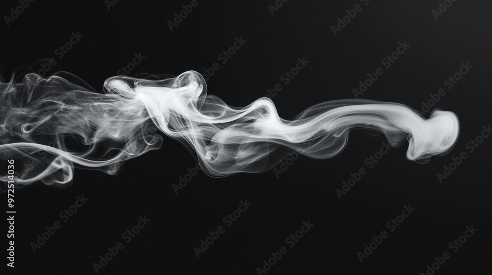 smoke on black background, Isolated black background. Misty fog effect. smoke on black background, Isolated black background. Misty fog effect.
