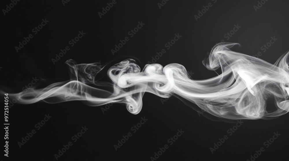 smoke on black background, Isolated black background. Misty fog effect. smoke on black background, Isolated black background. Misty fog effect.