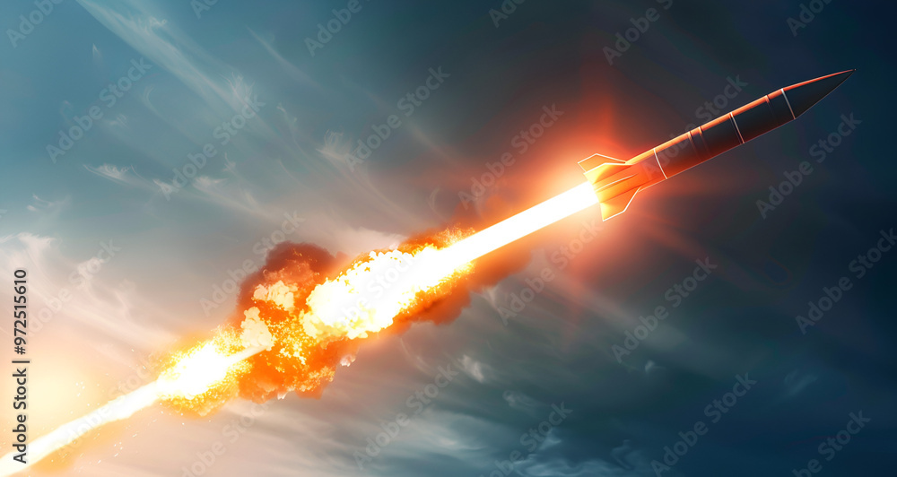 Fire Charge Rockets Rocket Fire Images, a rocket that is flying through the air, A rocket ...