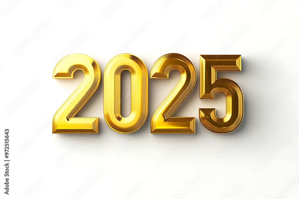 3D Illustration of Happy new year 2025 3D Illustration of Happy new year 2025