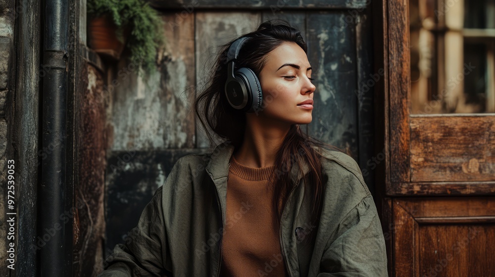 Naklejka premium smart headphones 6