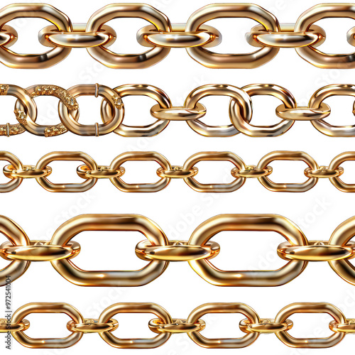 golden chain transparent background