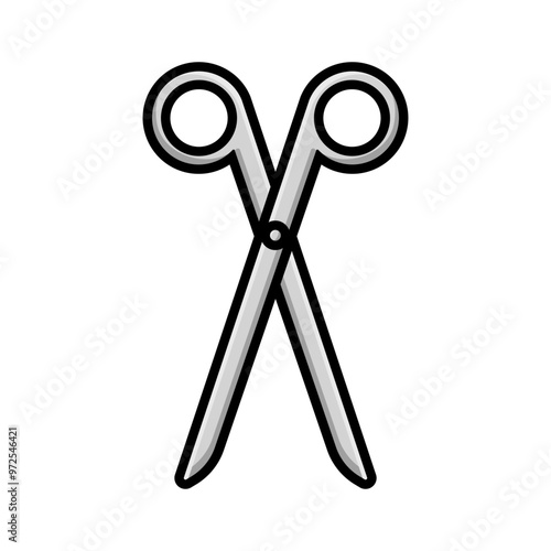 scissors icon for apps or web