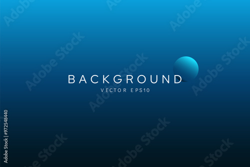 Smooth navy blue color gradient background vector design