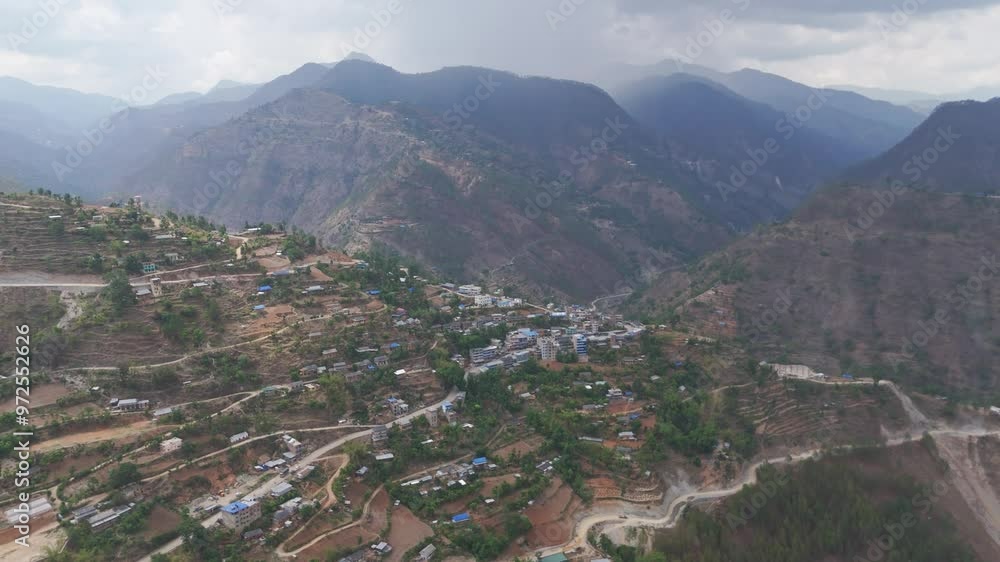 Beautiful landscape of Nepal Gharti Gaun Rolpa Beautiful landscape of Nepal Gharti Gaun Rolpa