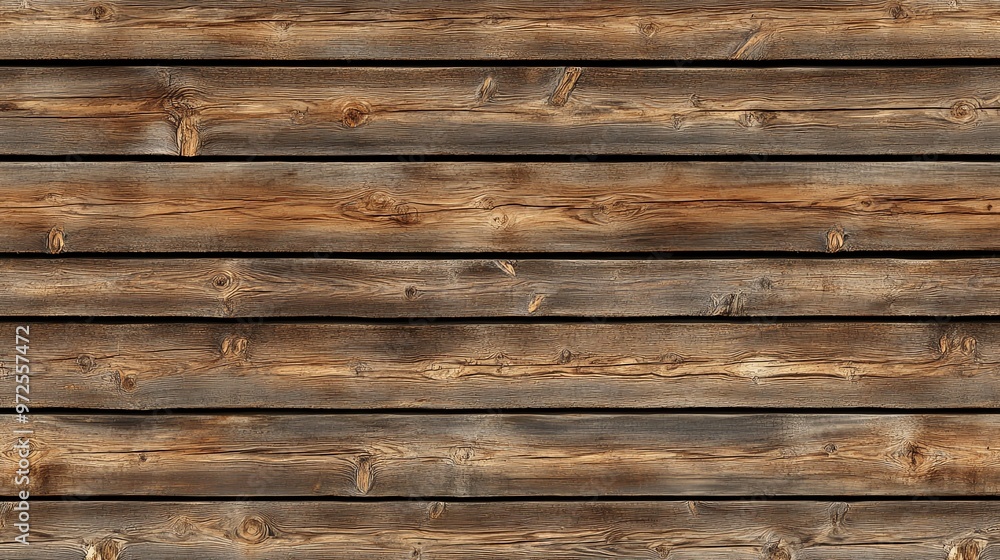 Fototapeta premium Rustic wooden planks background texture.