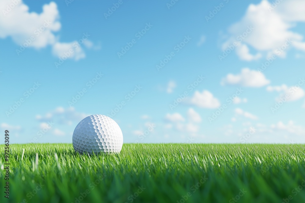 a white golf ball on green grass a white golf ball on green grass