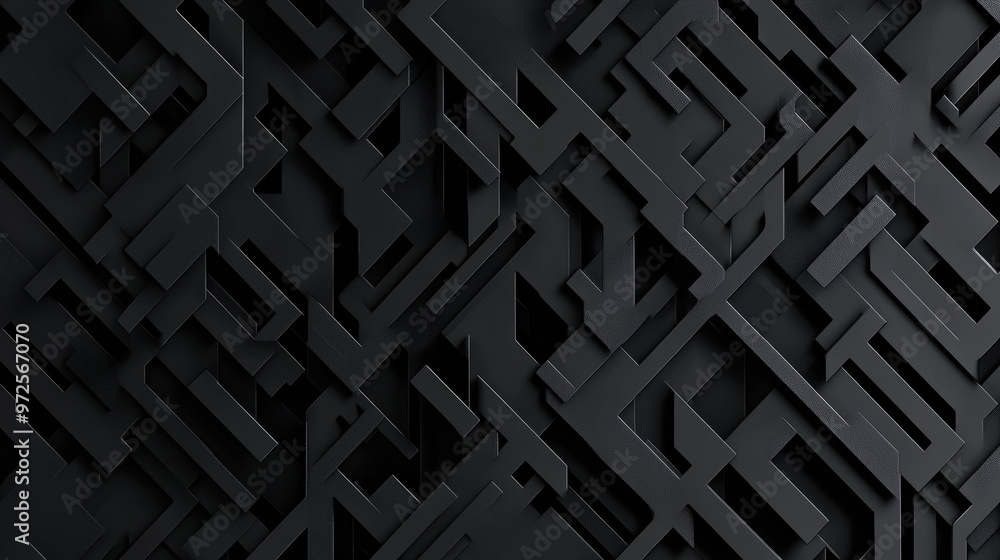 Abstract Black Pattern. Abstract Black Pattern.
