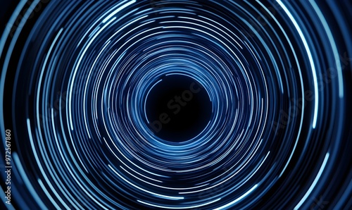 Abstract Blue Spiral Light Background photo