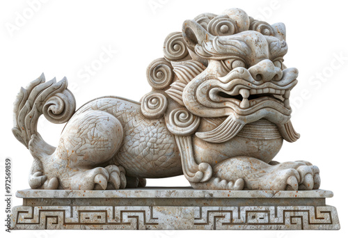 Wallpaper Mural PNG Stone chinese singha statue sculpture art. Torontodigital.ca