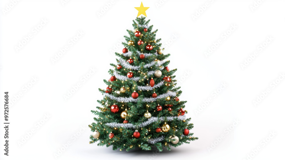 Decorated Christmas Tree. Decorated Christmas Tree.