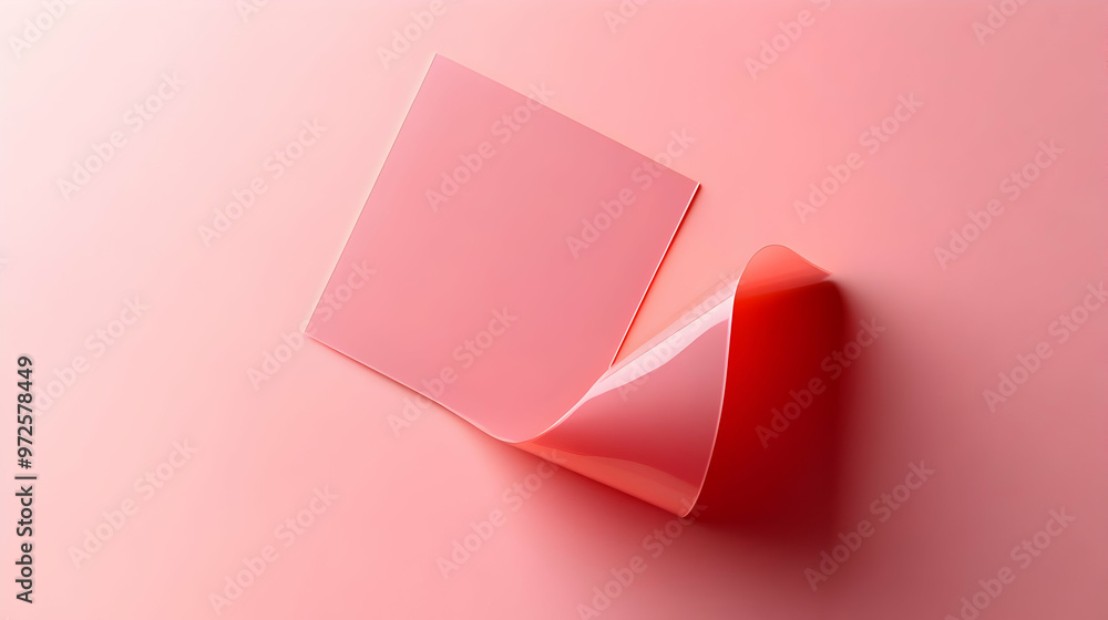 Abstract Pink Material Bends and Flows Seamlessly Abstract Pink Material Bends and Flows Seamlessly