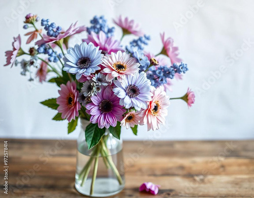 Wallpaper Mural bouquet of flowers in a vase Torontodigital.ca