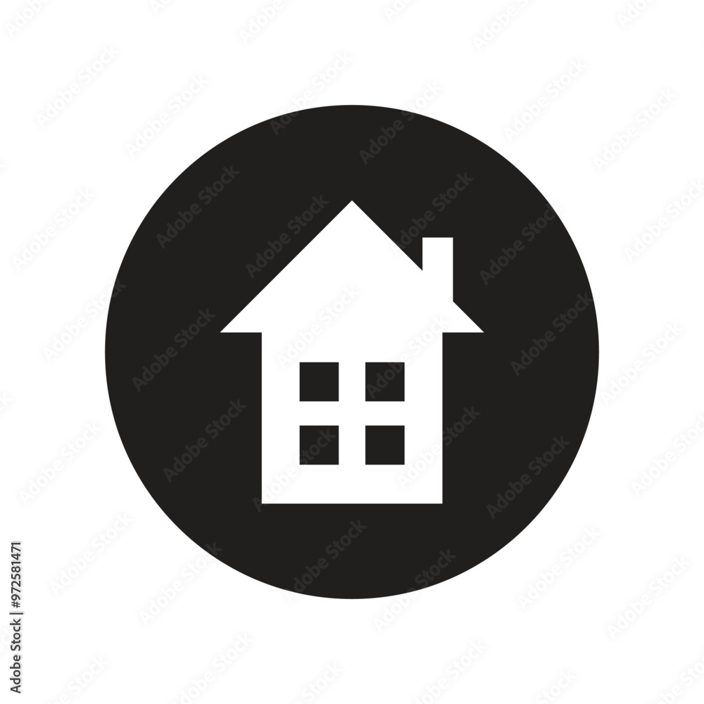Home Icon Illustration. Flat Icon Home Icon Illustration. Flat Icon