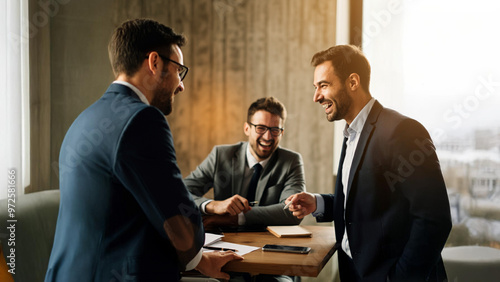 A lively company meeting