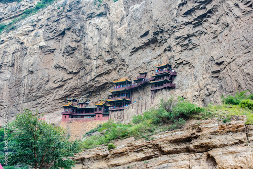 Hanging Temple of Hengshan Mountain, Datong, Shanxi photo