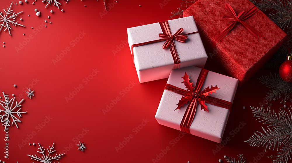 Luxury Xmas greeting card template, Happy New Year banner mockup. Copy space. image for design Luxury Xmas greeting card template, Happy New Year banner mockup. Copy space. image for design