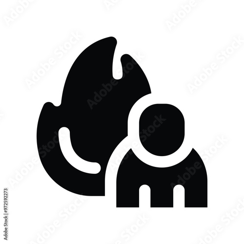 motivation icon. vector glyph icon for your website, mobile, presentation, and logo design.