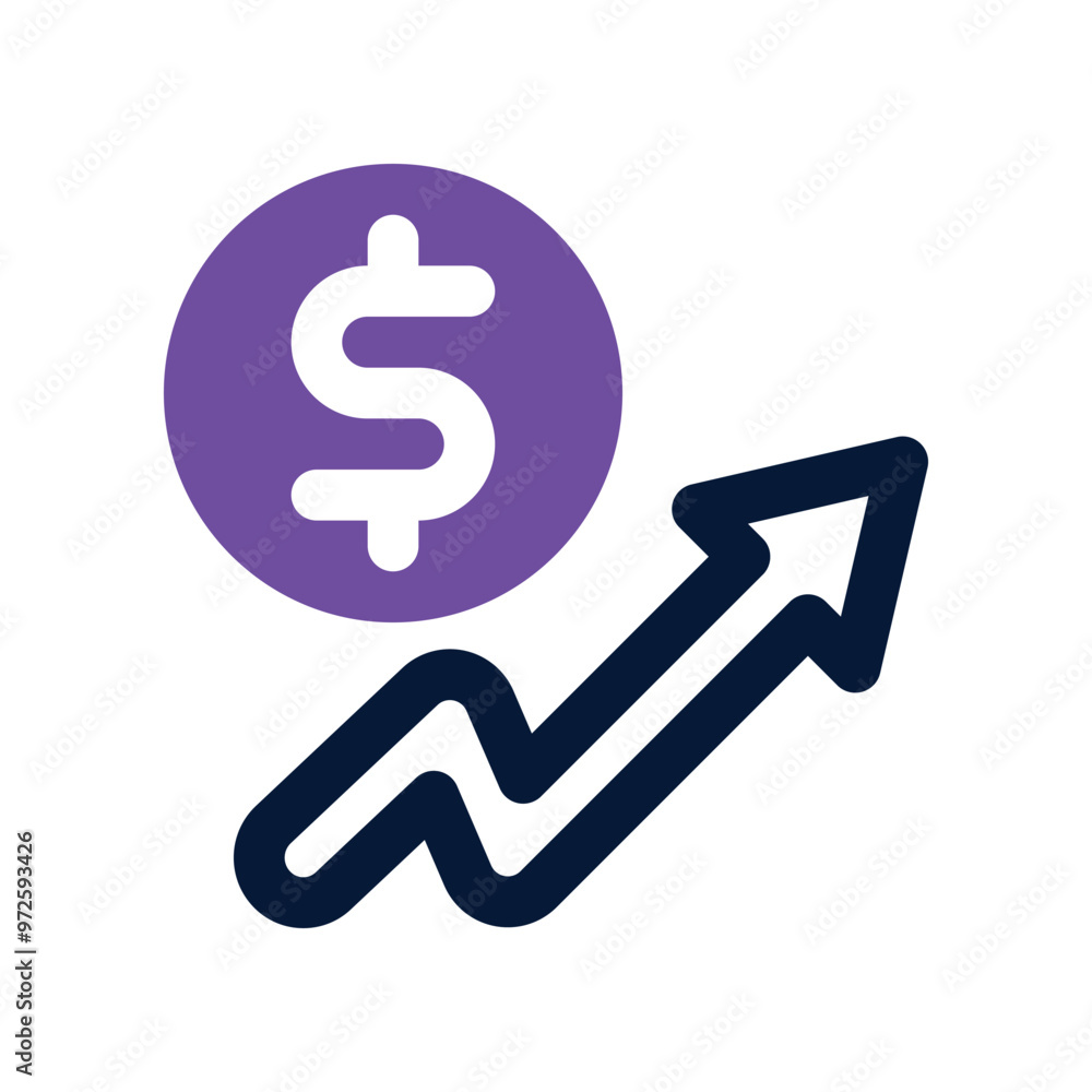 profit icon. vector dual tone icon for your website, mobile, presentation, and logo design. profit icon. vector dual tone icon for your website, mobile, presentation, and logo design.