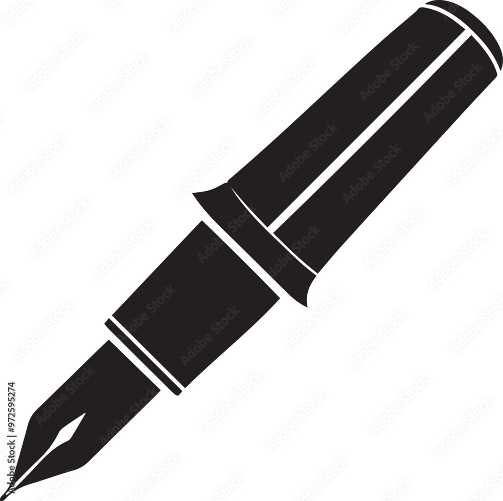 Pen vector sign and symbol on trendy design illustration. Pen vector sign and symbol on trendy design illustration.