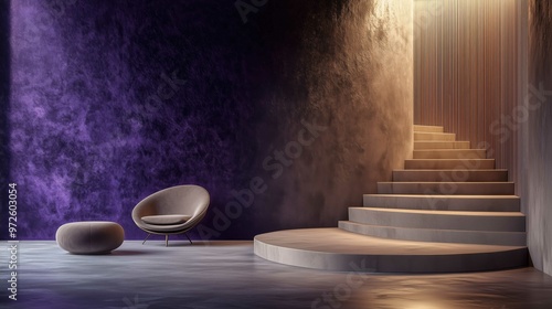 Luxury empty interior. Product presentation, mock up, show product, Creative podium, stage pedestal or platform