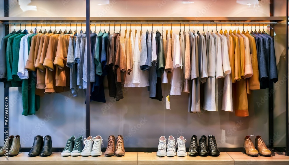 Trendy Upper Clothes and Shoes: A Stylish Collection in Store Trendy Upper Clothes and Shoes: A Stylish Collection in Store