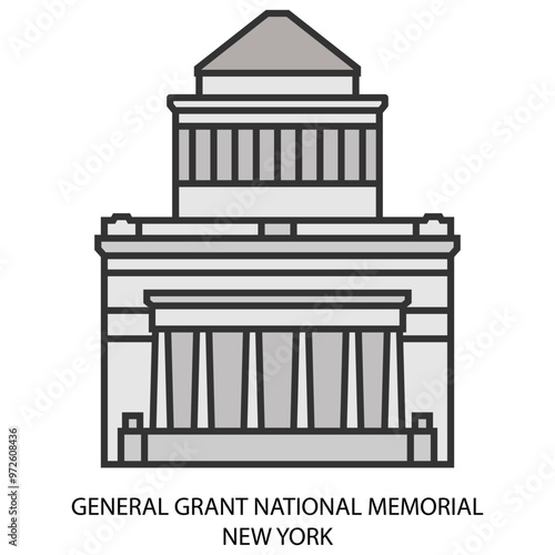 General Grant National Memorial, New York.eps photo