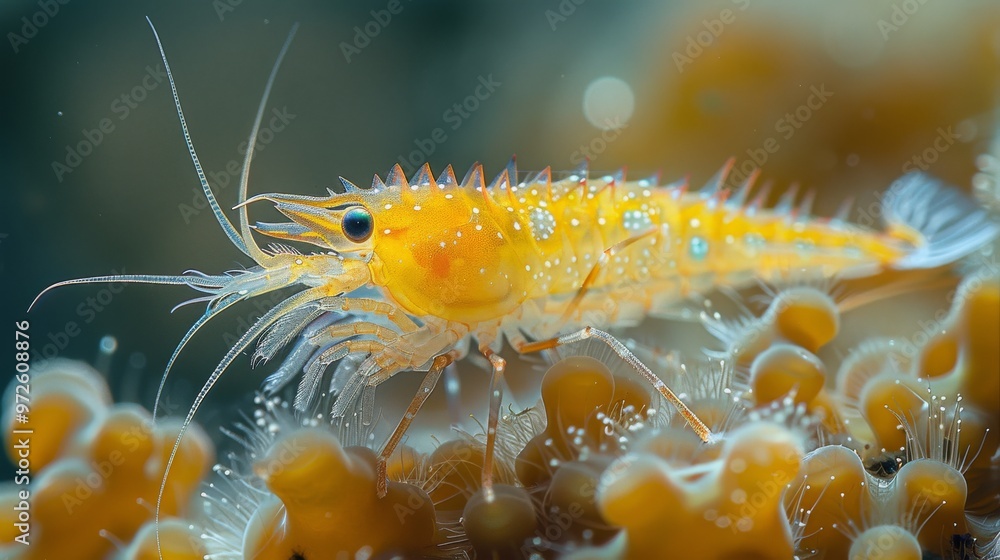 close up of a shrimp close up of a shrimp