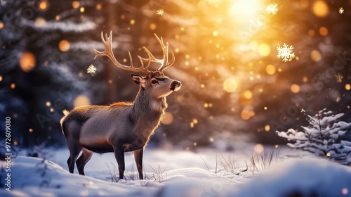 deer christmas