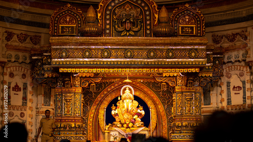 2024 Ganesh Chaturthi Shreemant Dagdusheth Halwai Ganapati during Ganesh Festival in Pune, Maharashtra