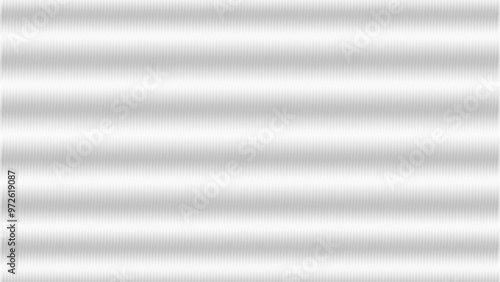 White and grey transparent ribbed glass texture. Reeded translucent plastic texture. The striped background pattern overlay. The smooth background vector illustration.