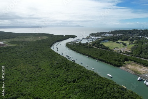 Aerial photo of Port Douglas Queensland Australia