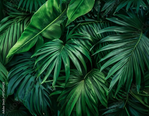 Dense jungle foliage, illustrating lush vegetation, nature, and biodiversity.